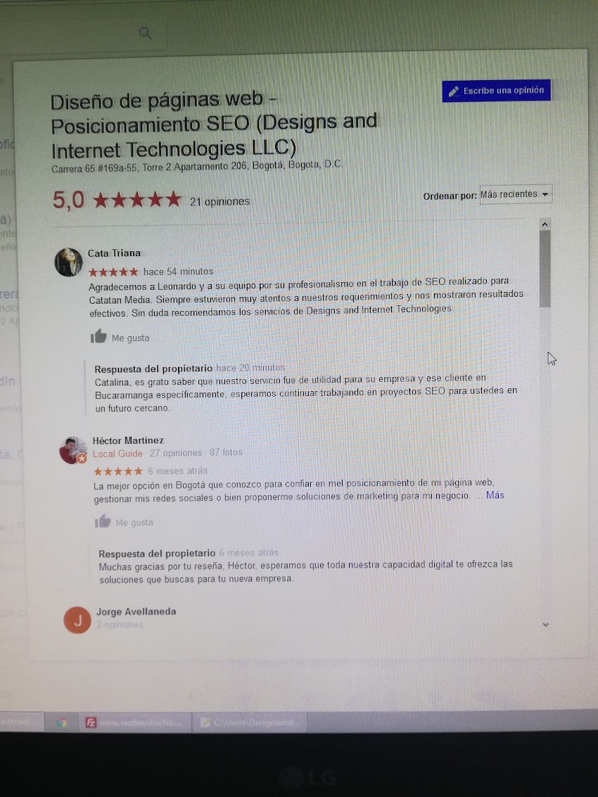 Agencia SEO Colombia – Designs and IT. Consultores en SEO y GEO local