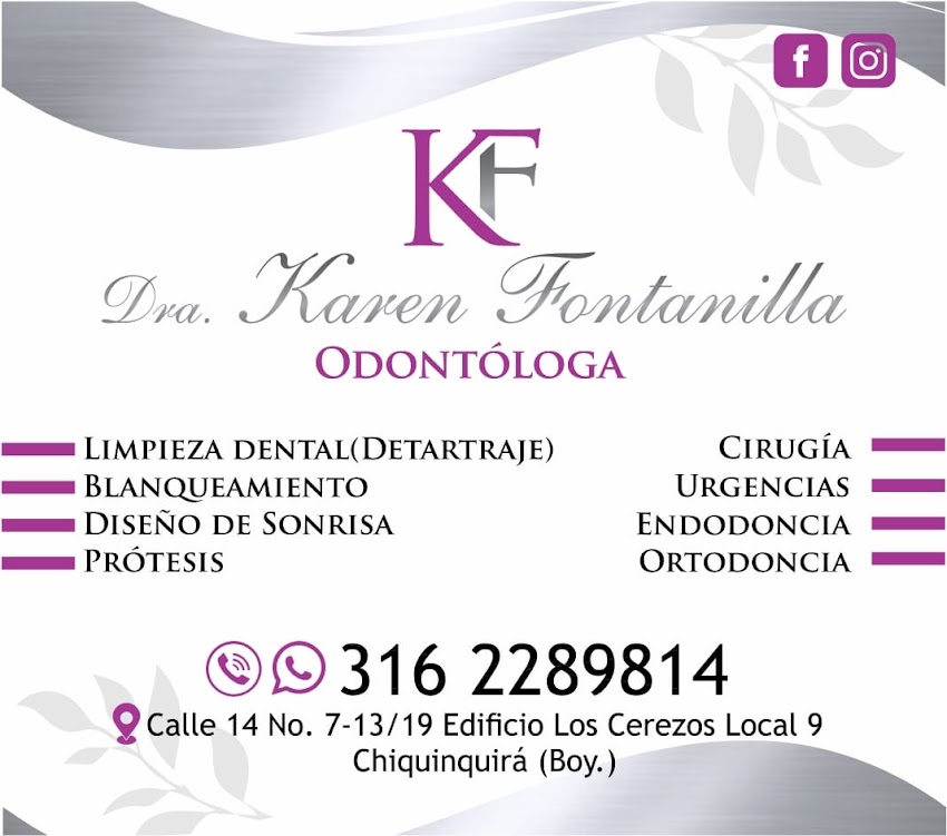 CONSULTORIO ODONTÓLOGICO DRA KAREN FONTANILLA