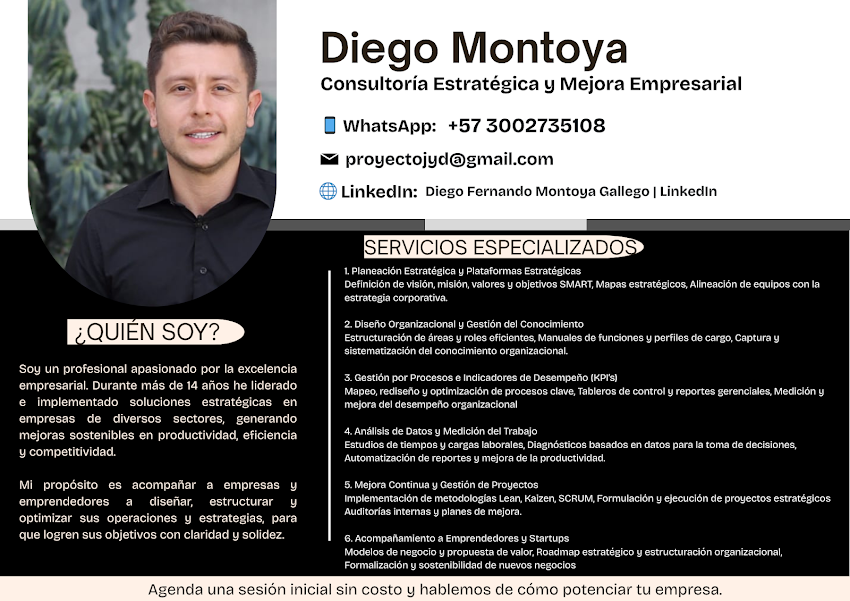 Asesoría Empresarial Especializada Diego Montoya