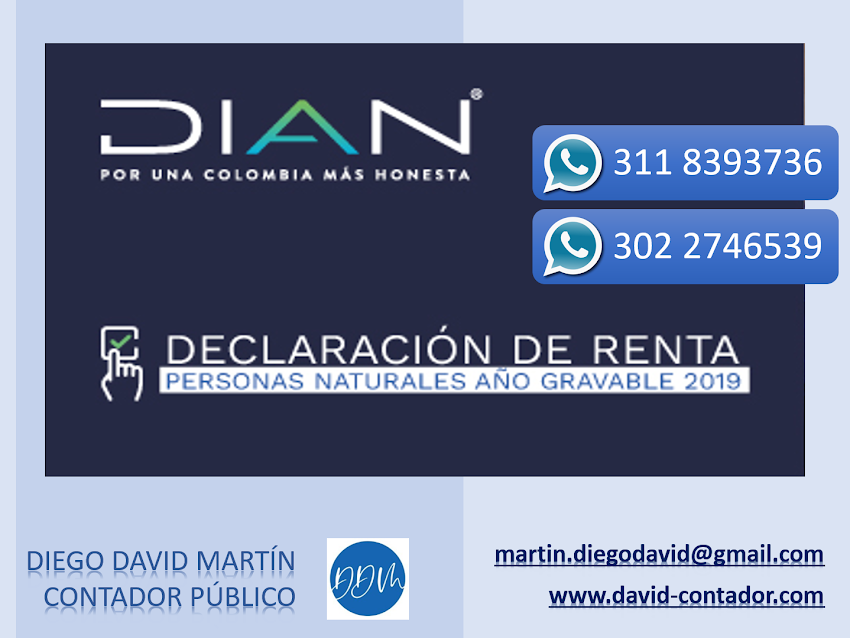 Contador Público – David Martin – Servicios contables, tributarios, financieros.