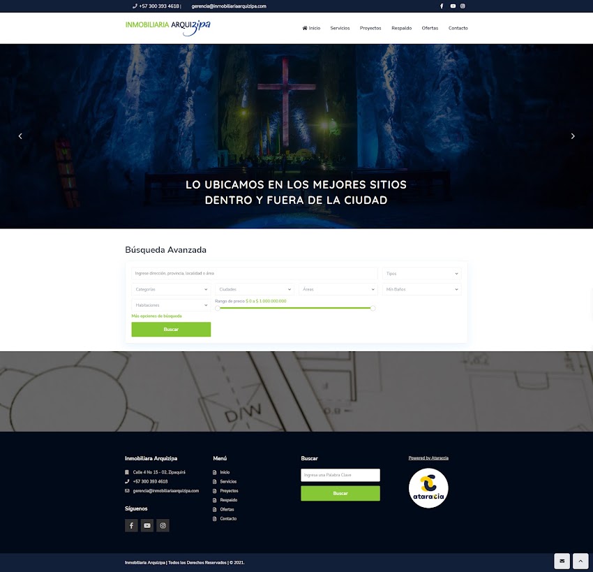 Ataraccia SAS – Desarrollo de sitios web