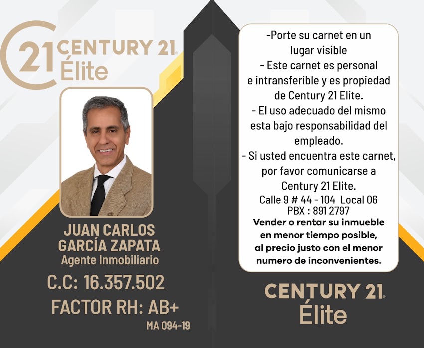 Juan Carlos Garcia Consultor Inmobiliario Century 21