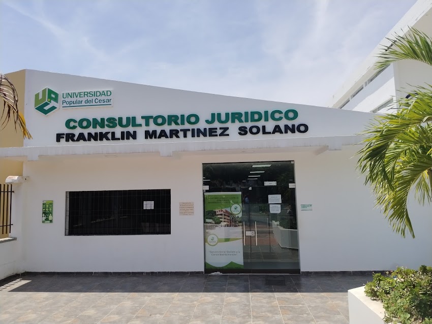 CONSULTORIO JURÍDICO Y CENTRO DE CONCILIACIÓN FRANKLIN MARTINEZ SOLANO DE LA UNIVERSIDAD POPULAR DEL CESAR.