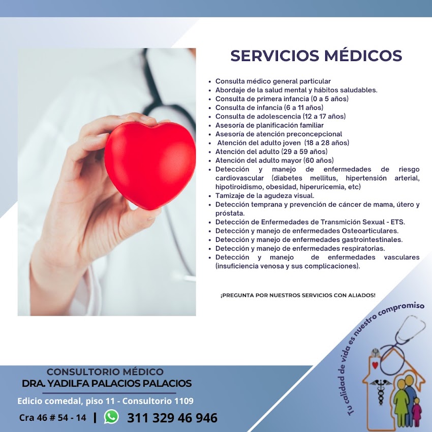 Consultorio médico Yadilfa Palacios Palacios