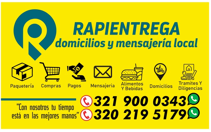 Domicilios sogamoso Rapientrega 24 hrs
